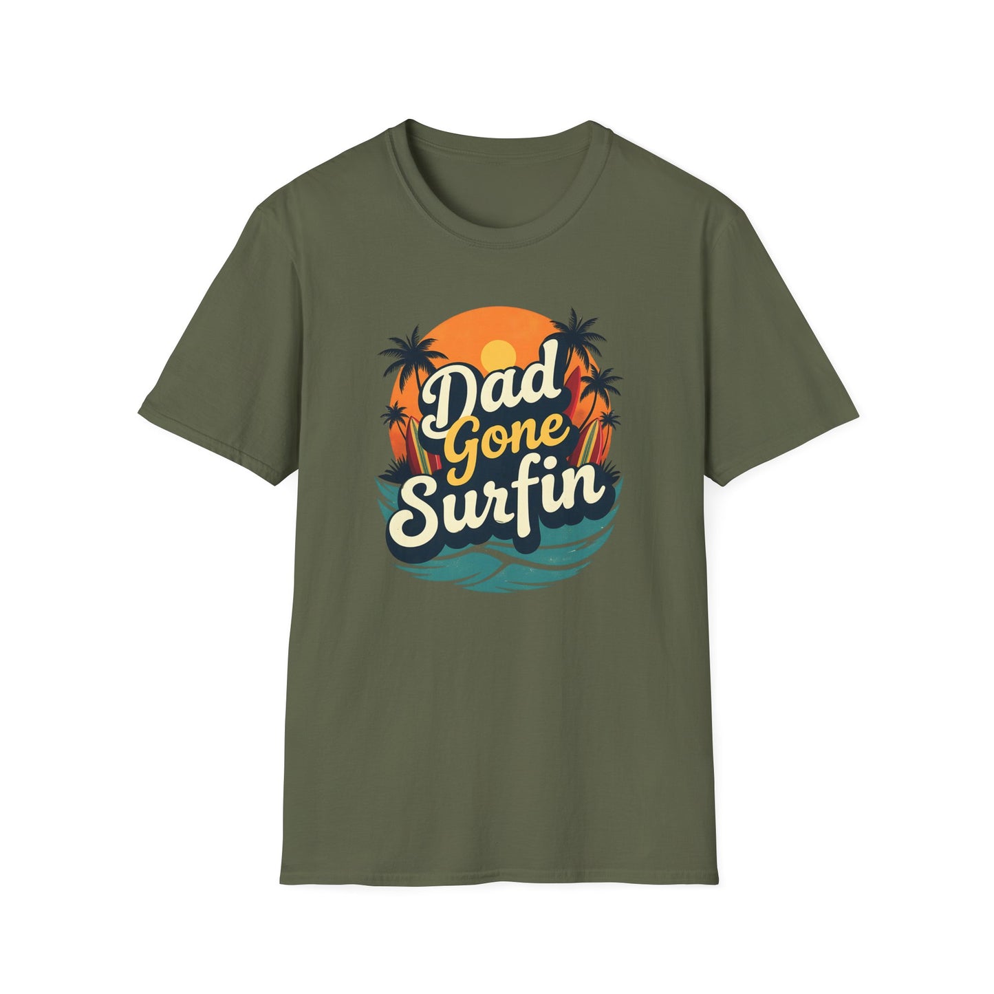 Dad Surfing - T-Shirt