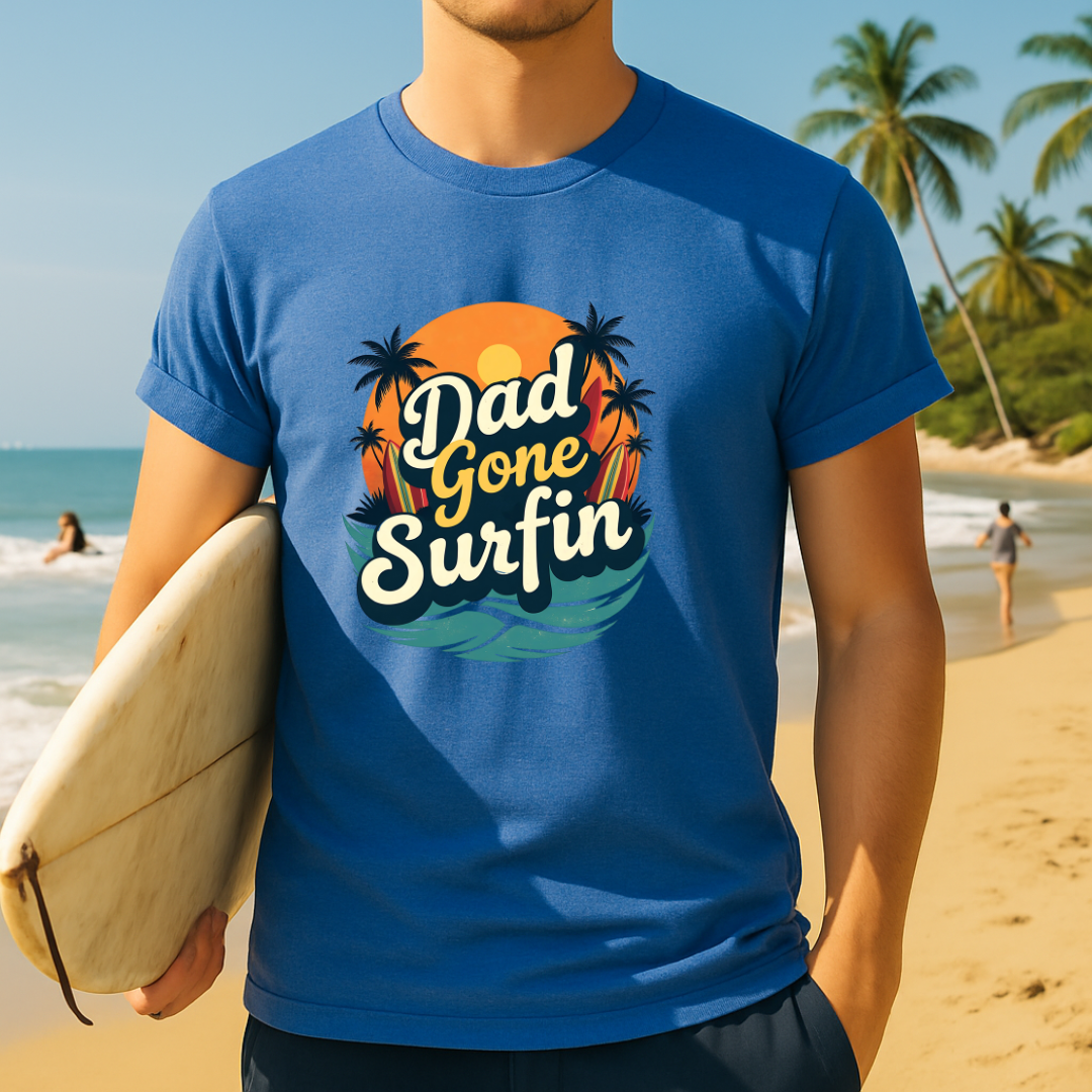 Dad Surfing - T-Shirt