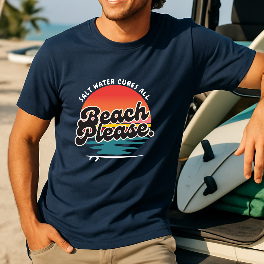 Beach Please - T-Shirt