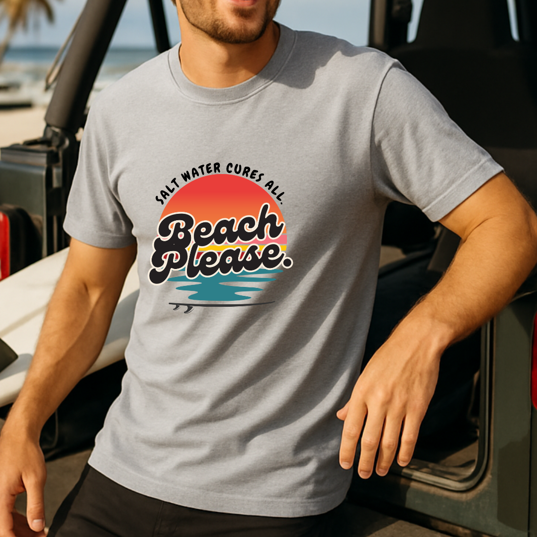 Beach Please - T-Shirt
