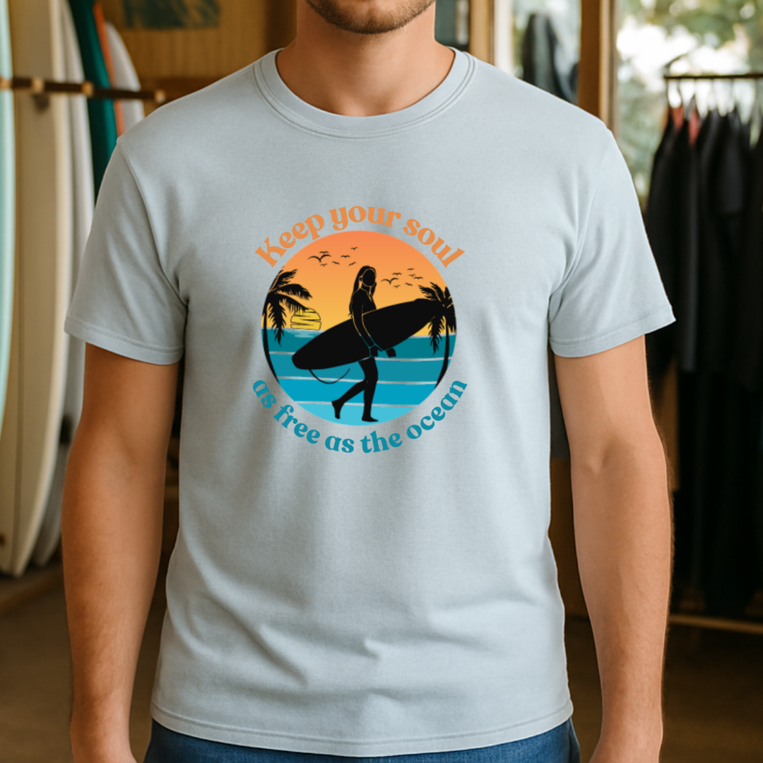 Free as the Ocean - T-Shirt