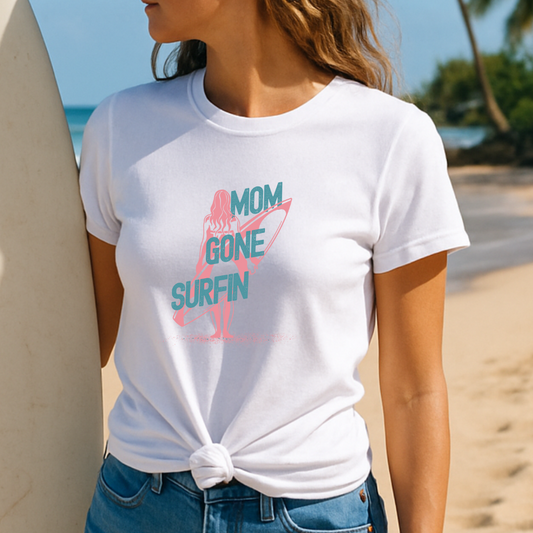 Mom Surfing - T Shirt