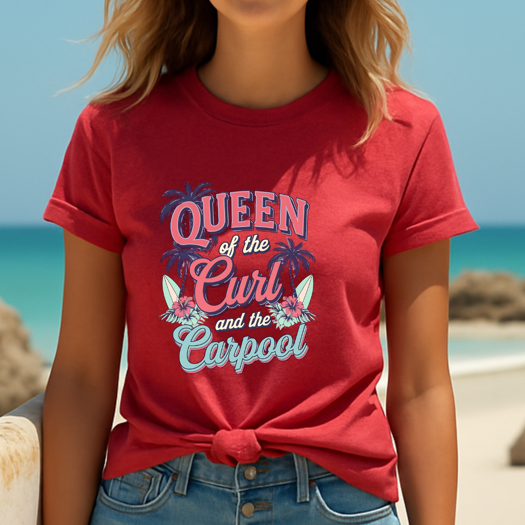 Queen of the Curl - T Shirt