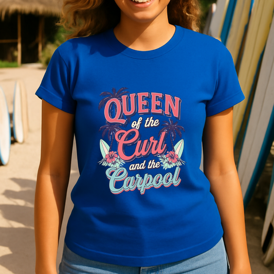 Queen of the Curl - T Shirt