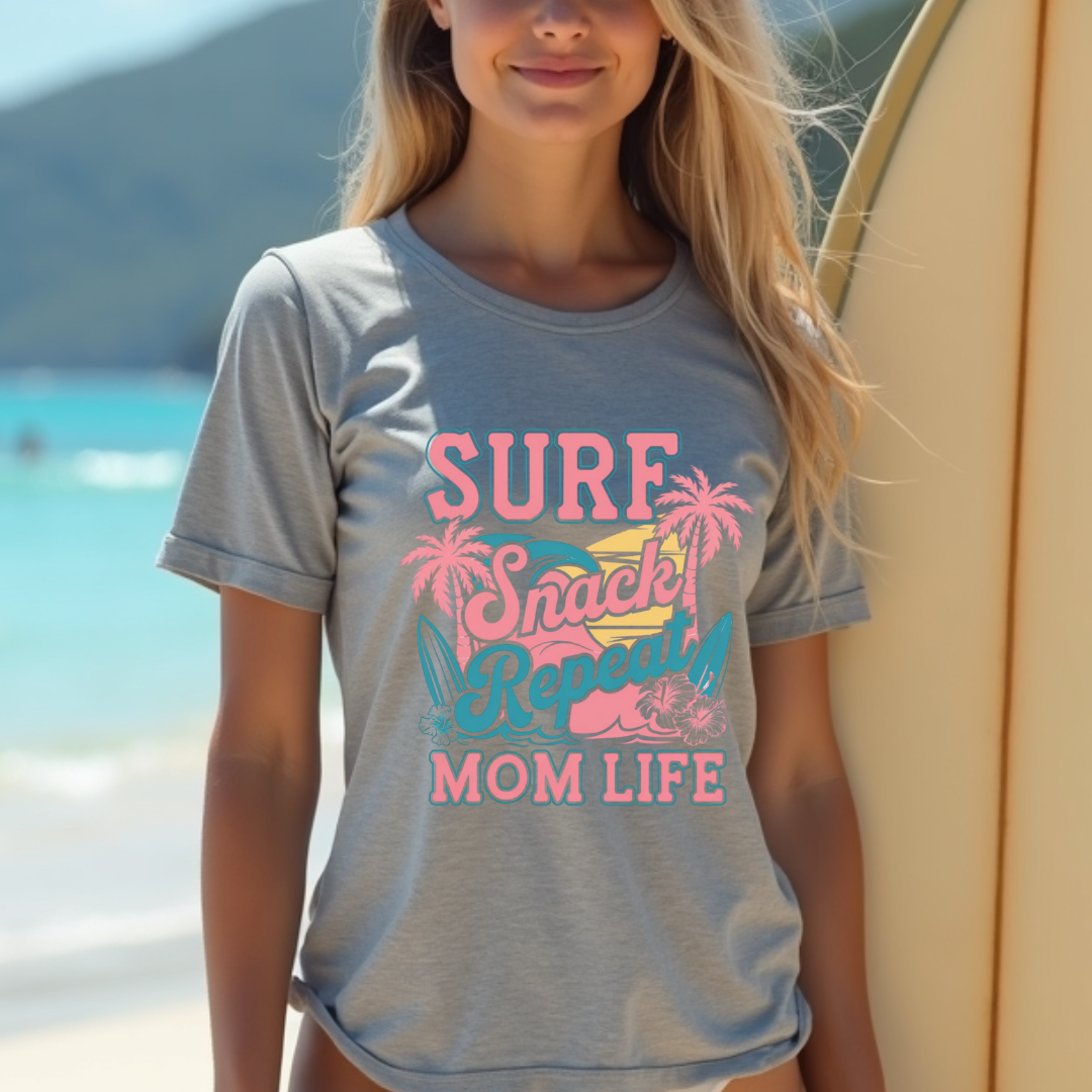 Surf Mom Life - T Shirt