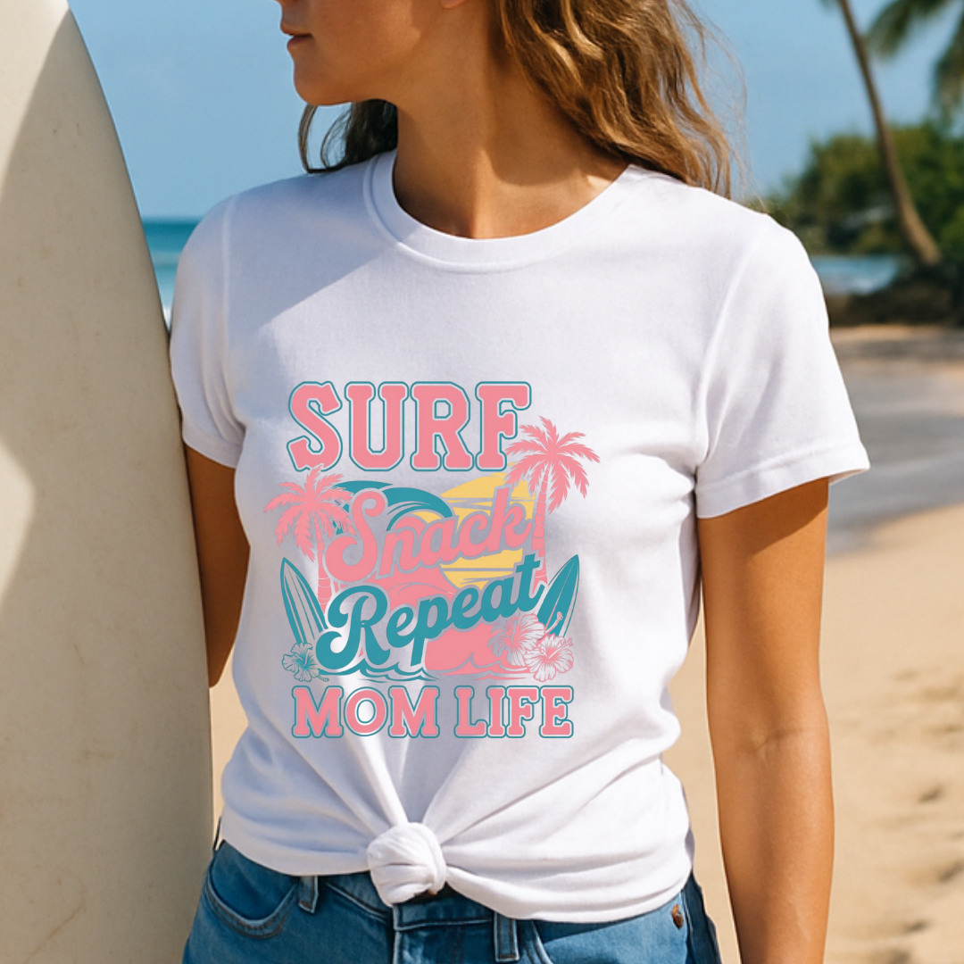 Surf Mom Life - T Shirt