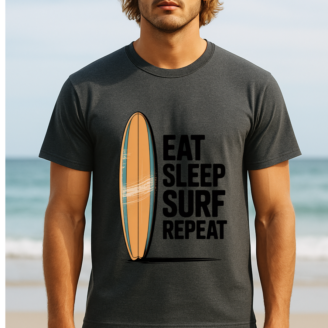 Surf Repeat - T-Shirt